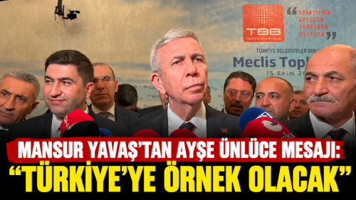 Mansur Yavaş'tan Ayşe Ünlüce İçin Çarpıcı Açıklama